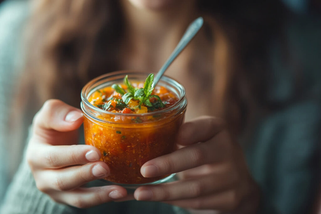 confiture tomate verte